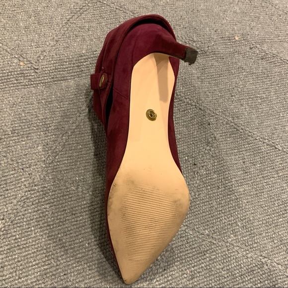 Calvin Klein Suede Ankle Boot High Heel Bethany Adjustable Shaft Women 6.5 US - Picture 10 of 13